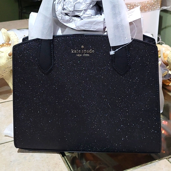 kate spade Bags Nwt Kate Spade Tinsel Satchel In Black Poshmark